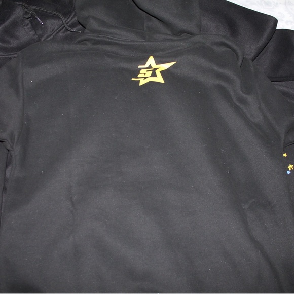Black and Gold Star Logo Men's Sweater